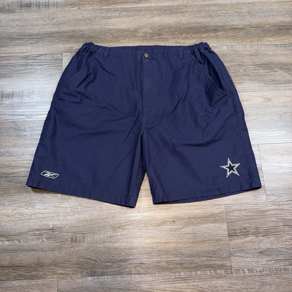 Dallas Cowboys Shorts Mens Extra Large Blue Reebok Team Apparel NFL